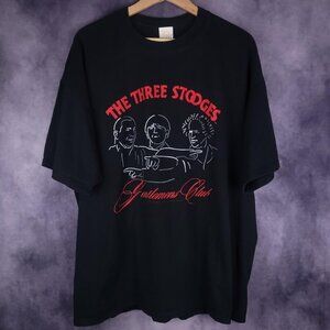 Vintage 90s Three Stooges Gentlemens Club MGM Grand Las Vegas shirt
